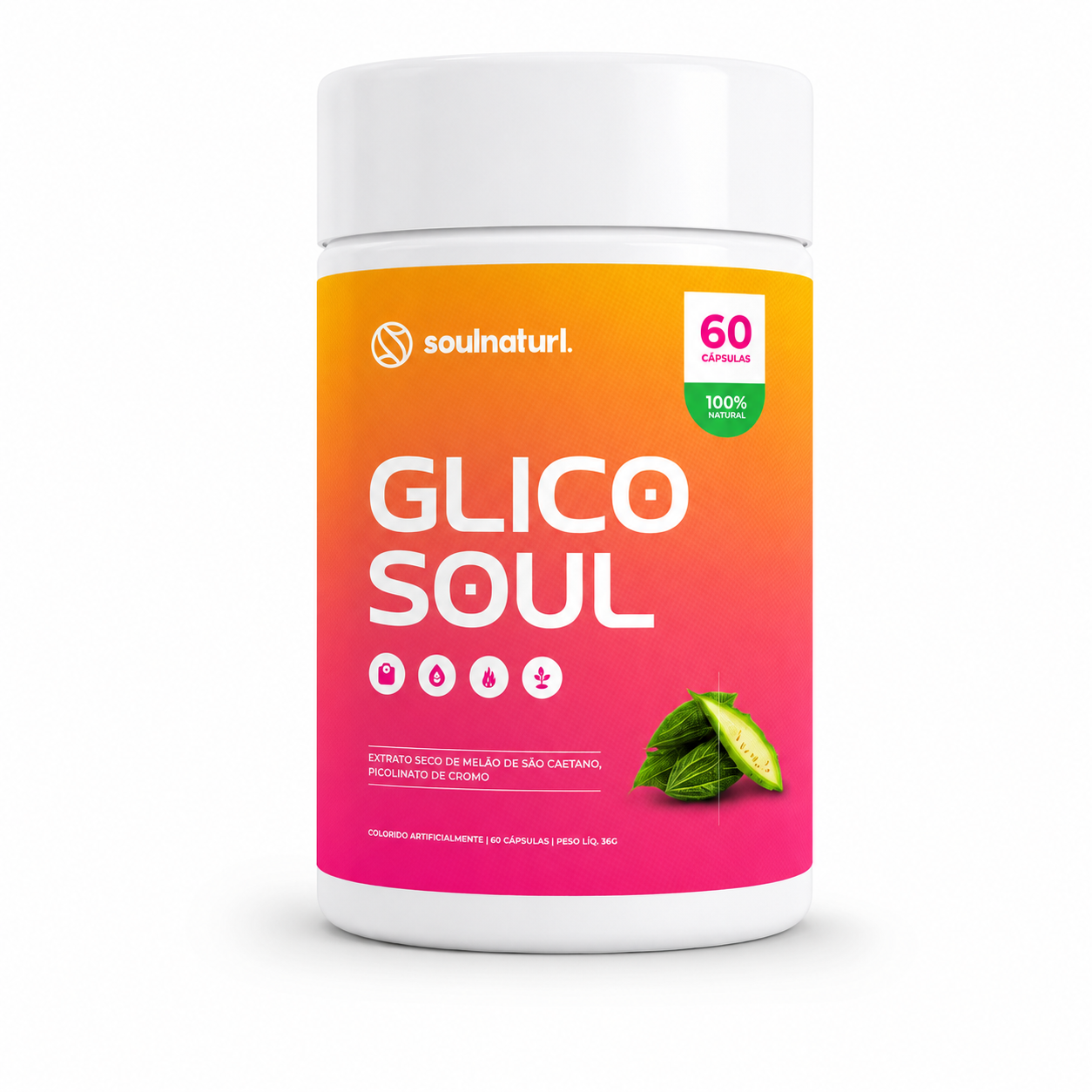 Kit com 1 pote de GlicoSoul